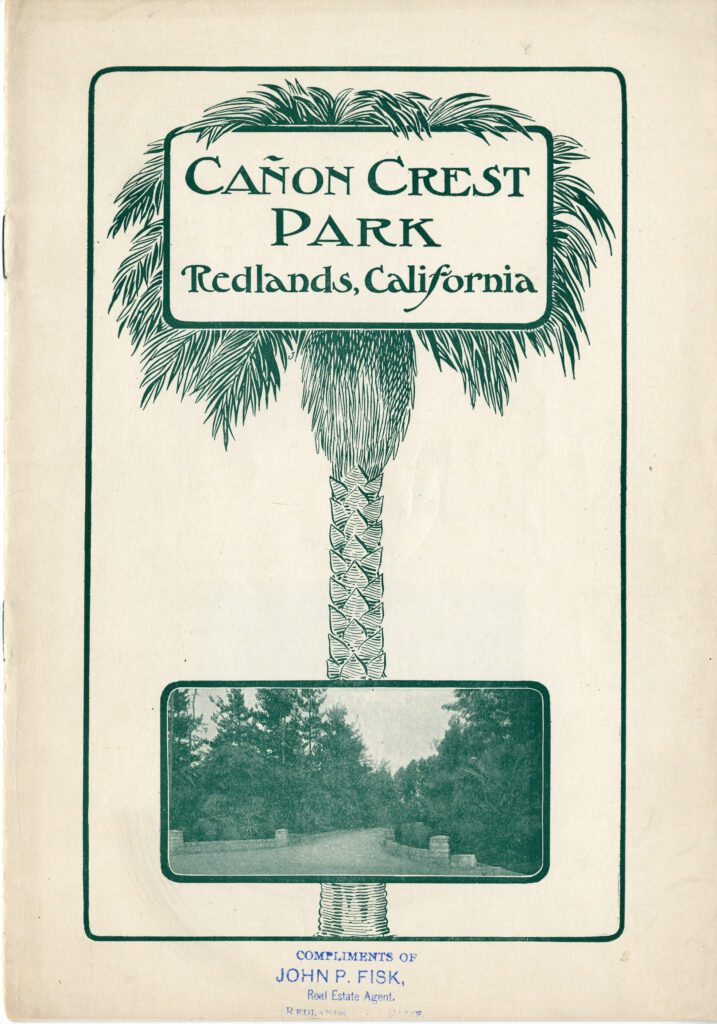 Canon Crest Park Booklet, c1900