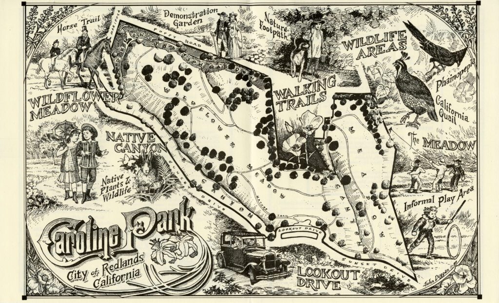 Caroline Park Map, c1988