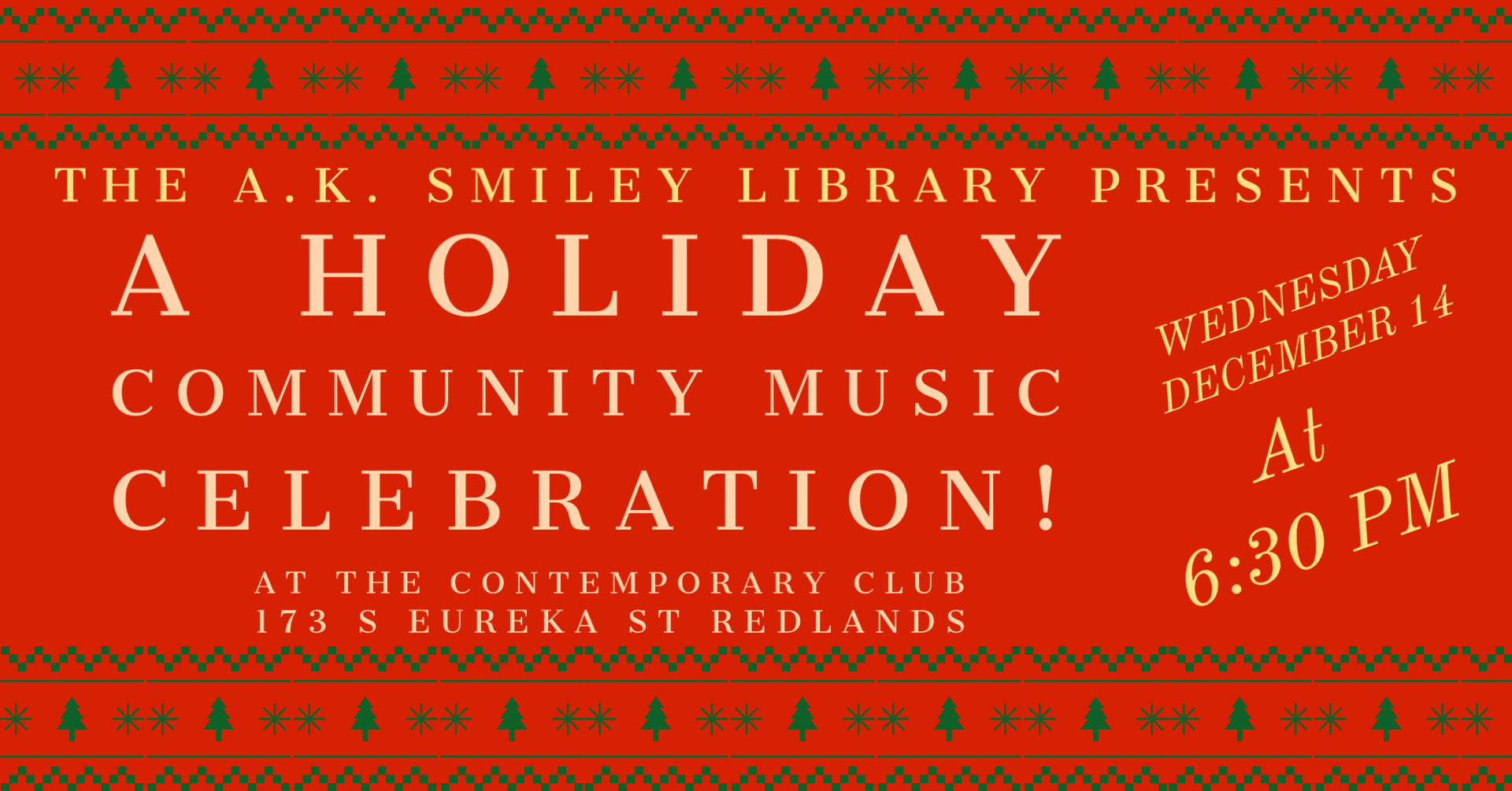 Smiley Live! Presents Holiday Music