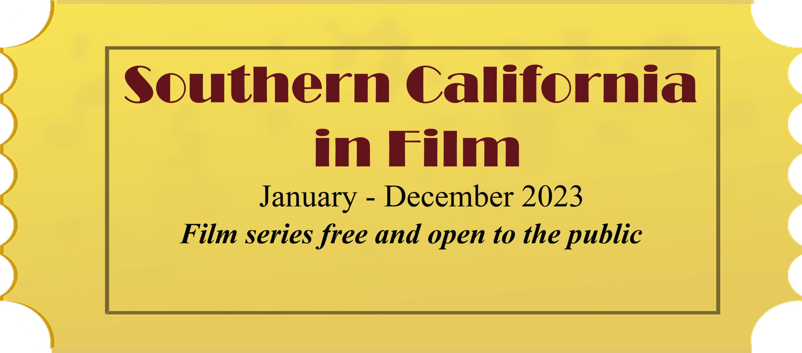 SoCal in Film Series