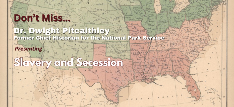 Historian Examines Slavery and Secession on June 26