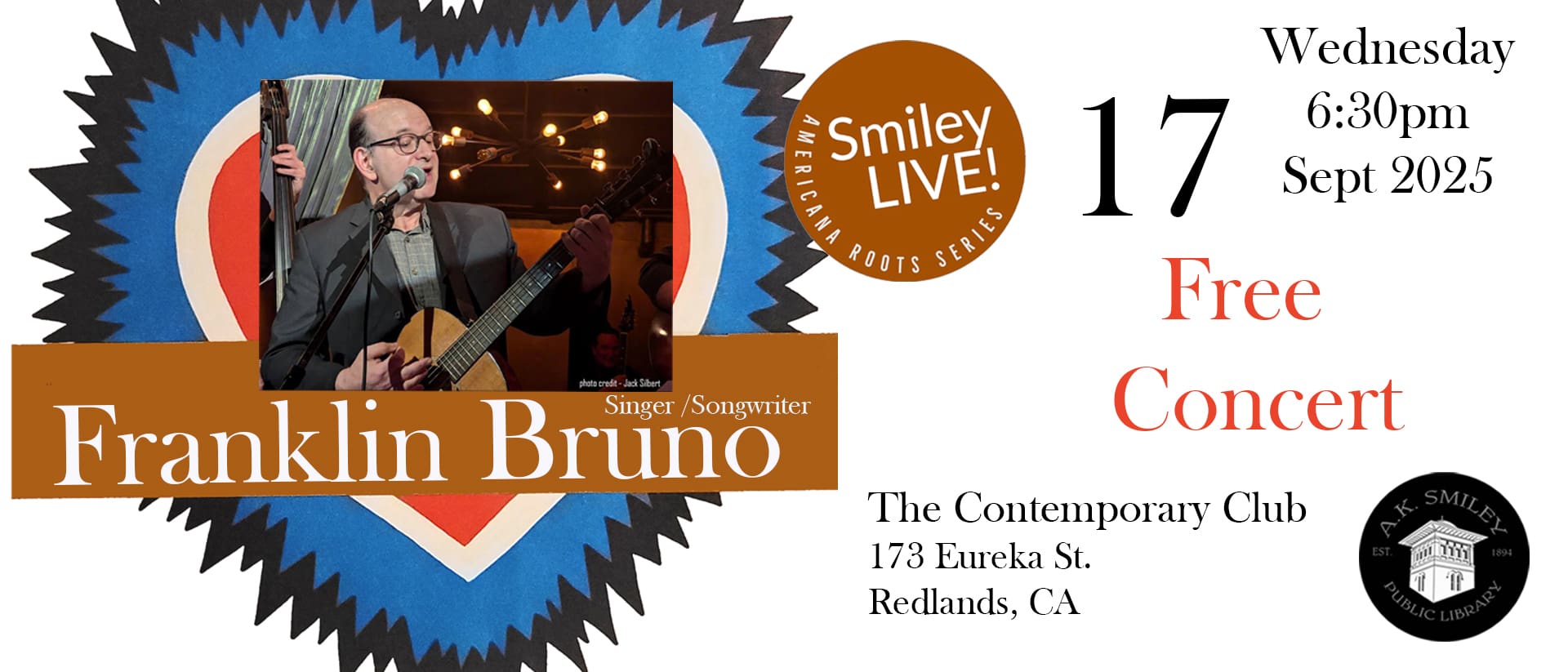 Smiley LIVE! presents Franklin Bruno