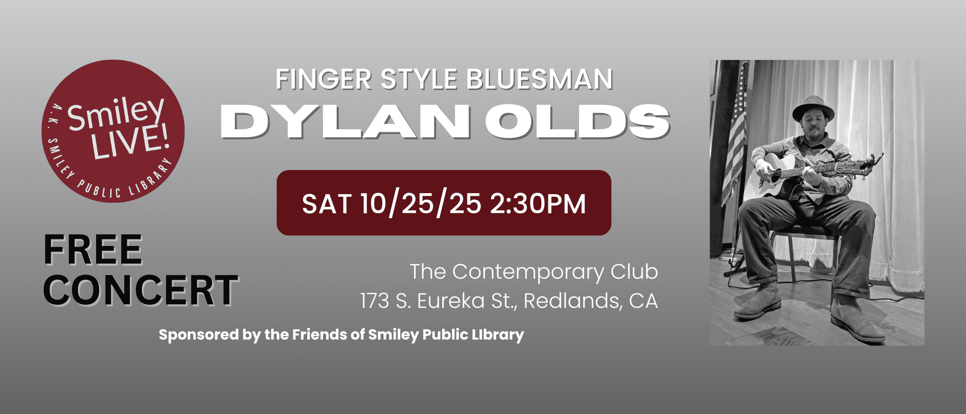 Smiley LIVE! Presents: Dylan Olds